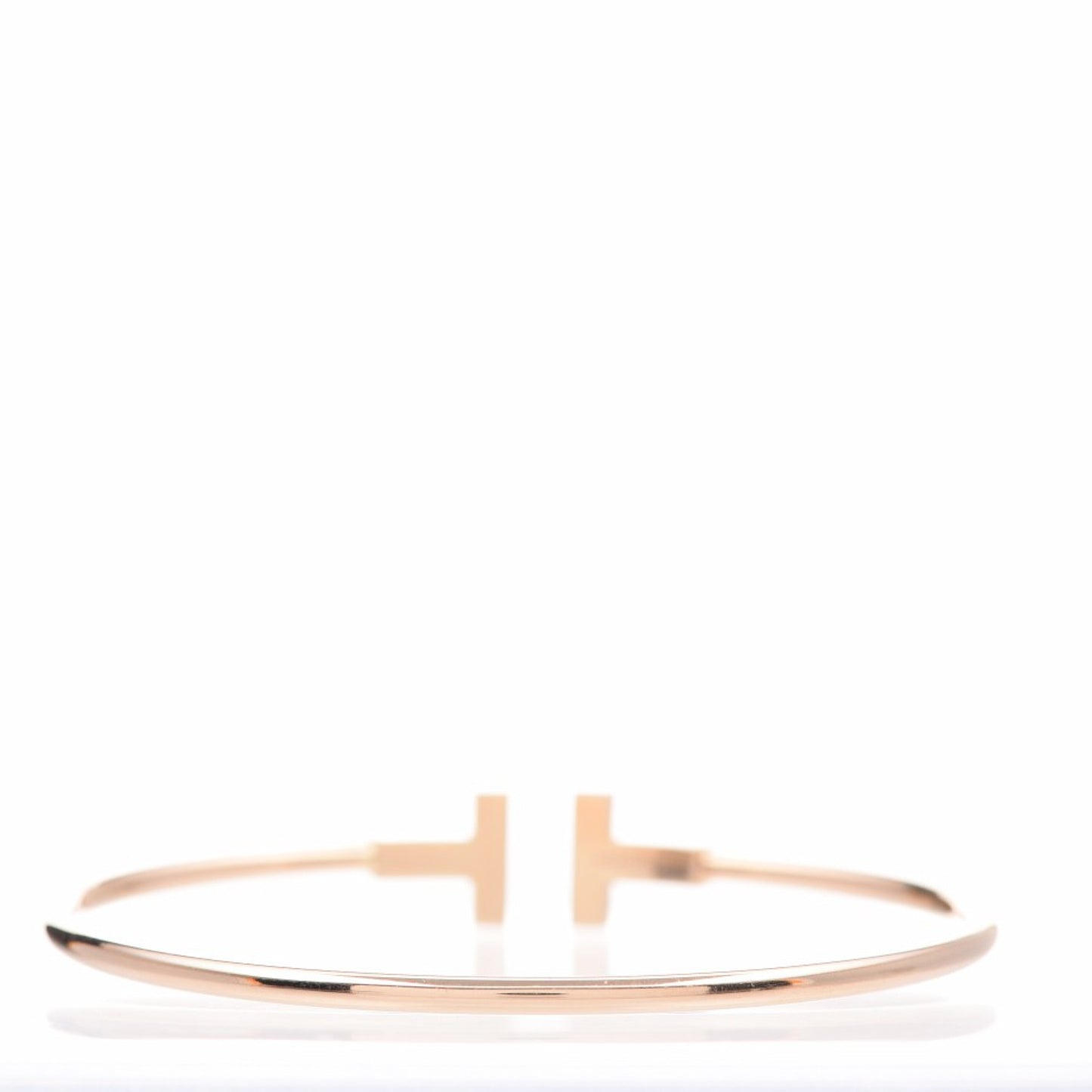 18K Yellow Gold T Wire Bracelet