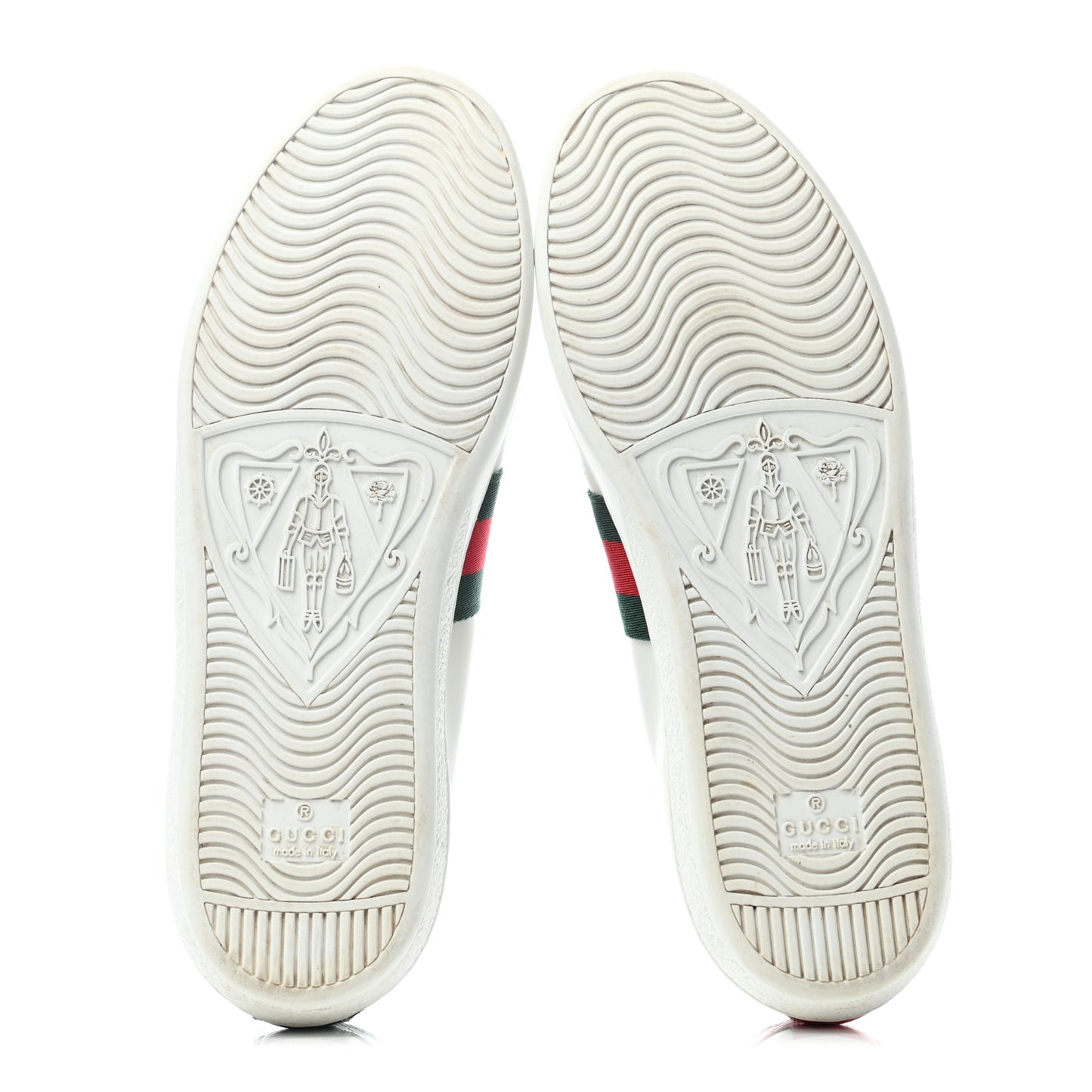 Calfskin Ayers Web Heart Embroidered Womens Ace Sneakers 39 White