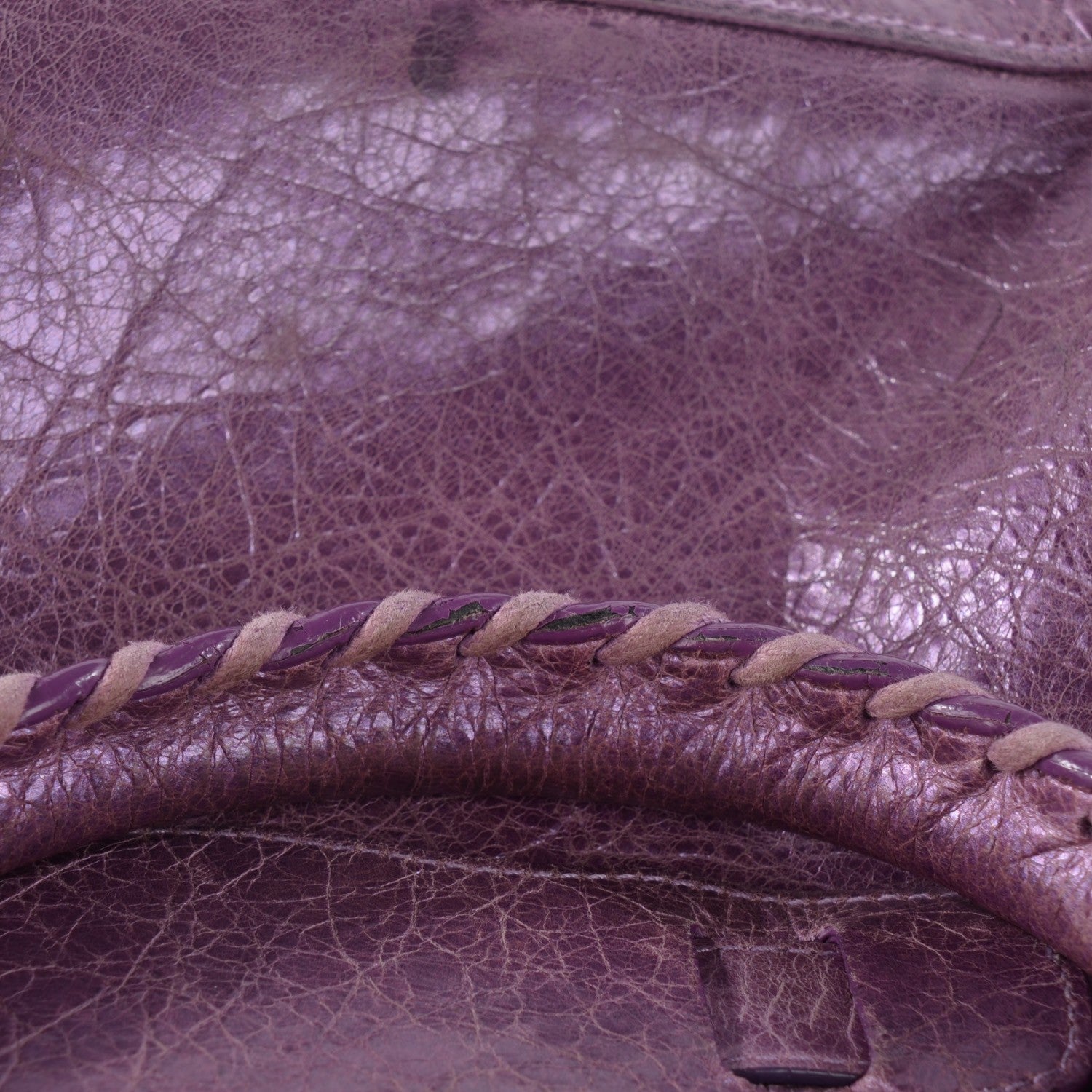 Balenciaga Metallic Agneau Classic Hardware City Purple 10 of 14