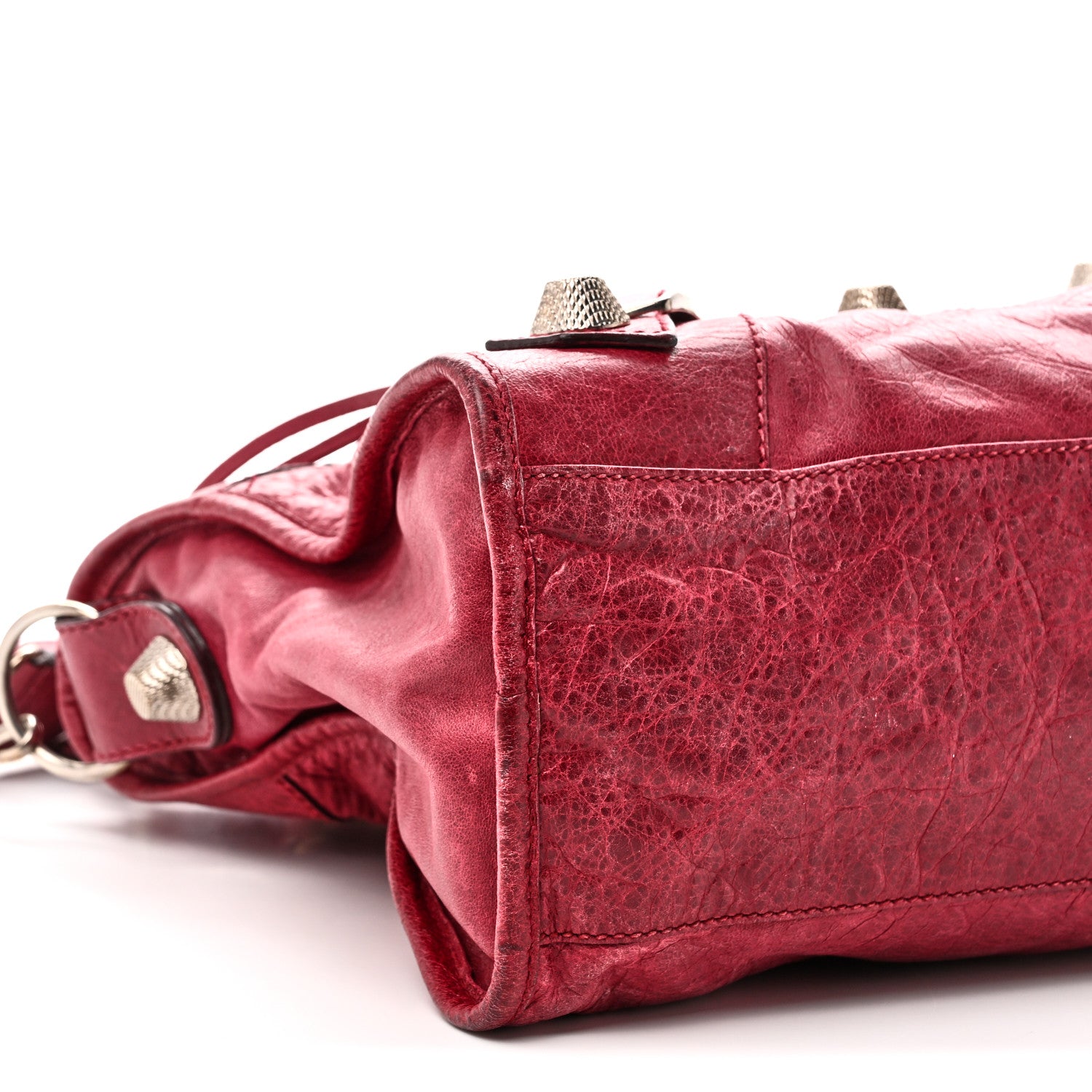 Balenciaga Agneau Giant 21 Silver Hardware City  Pourpre 10 of 11