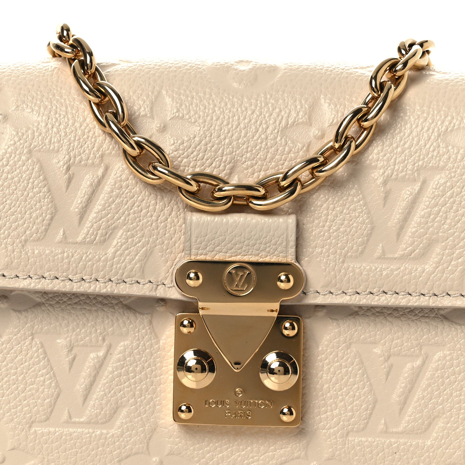 Louis Vuitton Empreinte Metis Wallet On Chain Cream 7 of 11