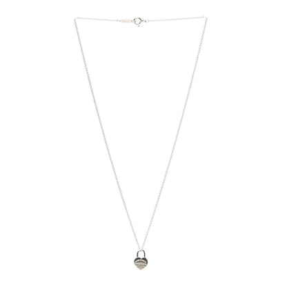 Tiffany Sterling Silver Return to Tiffany Heart Lock Pendant Necklace 3 of 6