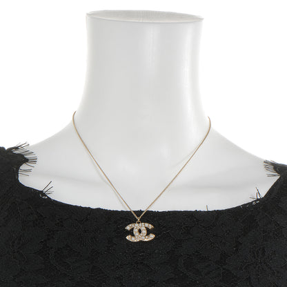 Chanel Pearl CC Pendant Necklace Gold 2 of 5