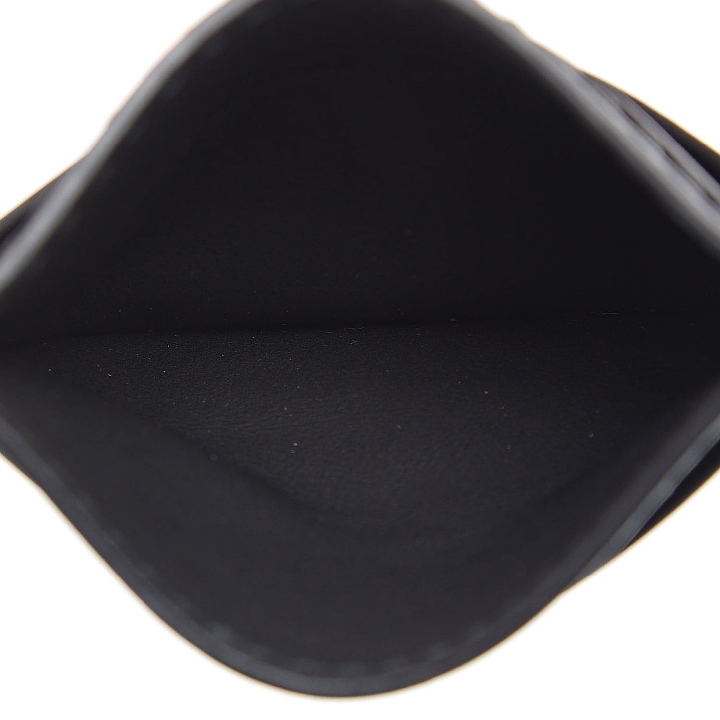Calfskin D-Fence Card Holder Black
