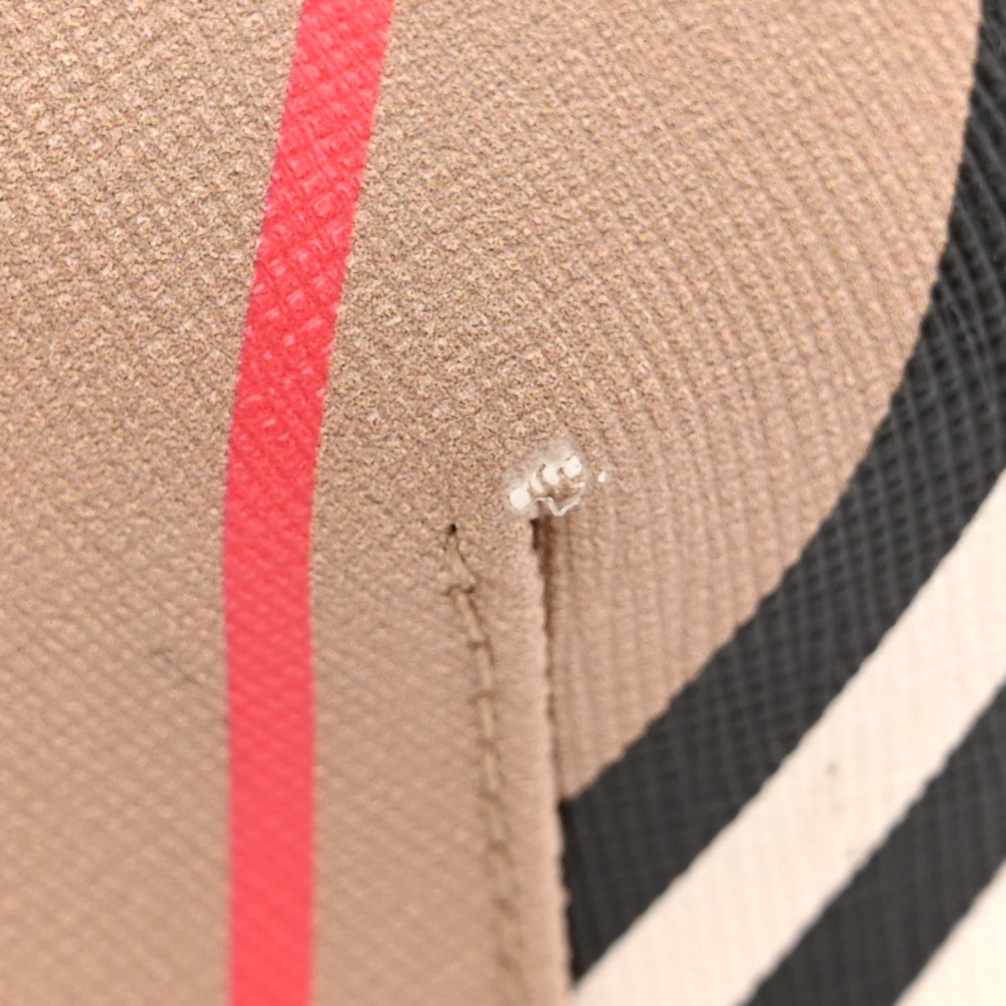 E-Canvas Icon Stripe Sonny Bum Bag Archive Beige