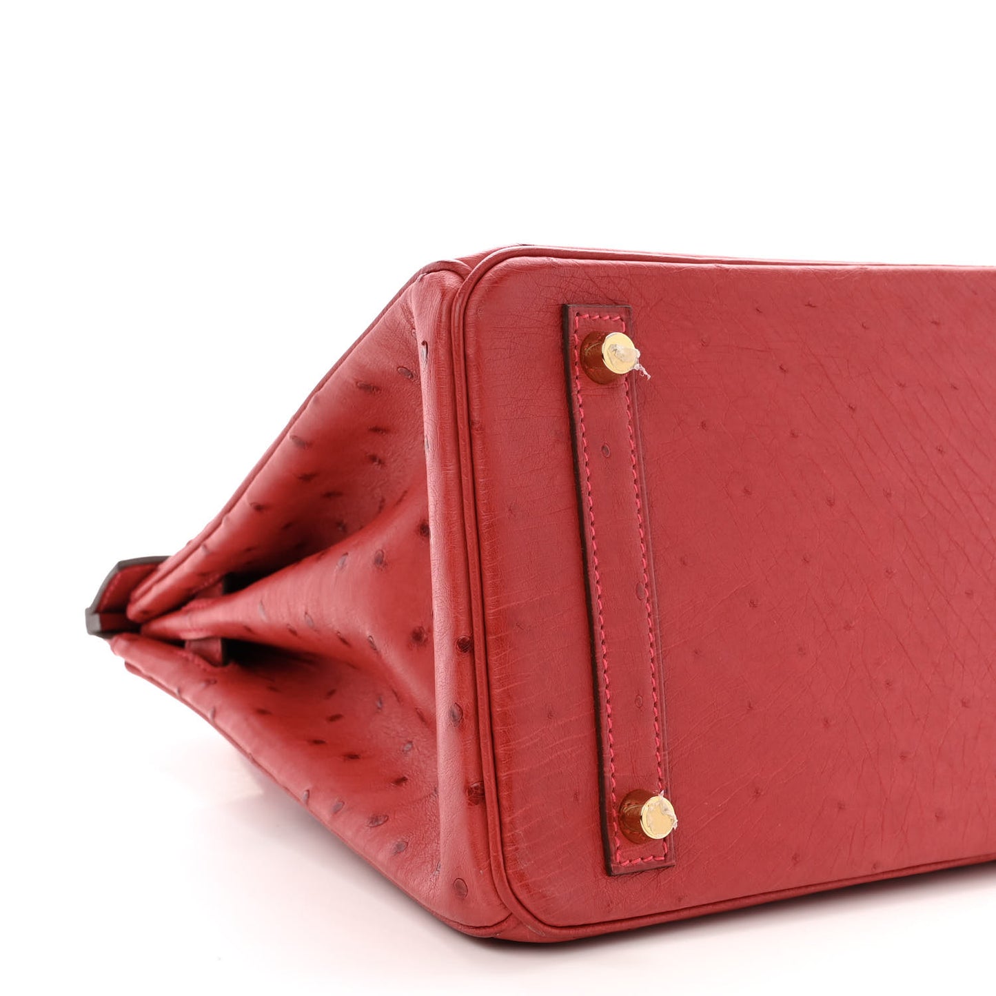 Ostrich Birkin 30 Rouge Vif