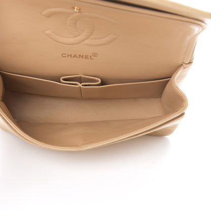 Chanel Lambskin Quilted Medium Double Flap Beige 5 of 16