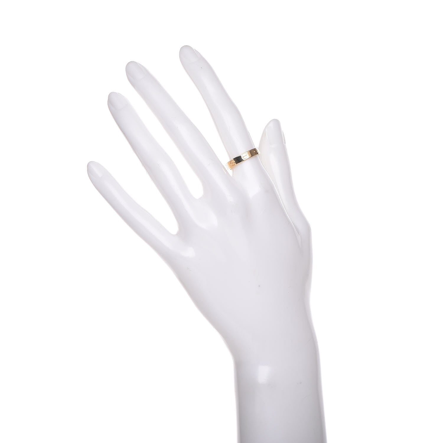 Cartier 18K Yellow Gold 3.5mm LOVE Wedding Band Ring 51 5.75 2 of 5