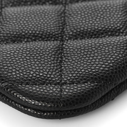 Chanel Caviar Quilted Small Cosmetic Case Black 8 of 9