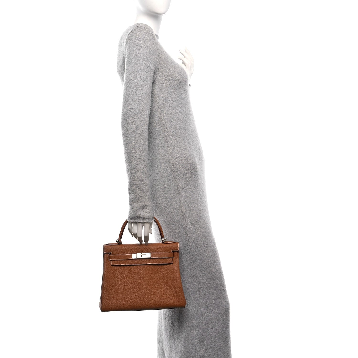 Hermes Togo Kelly Retourne 28 Gold 2 of 11