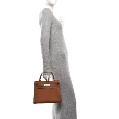 Hermes Togo Kelly Retourne 28 Gold 2 of 11