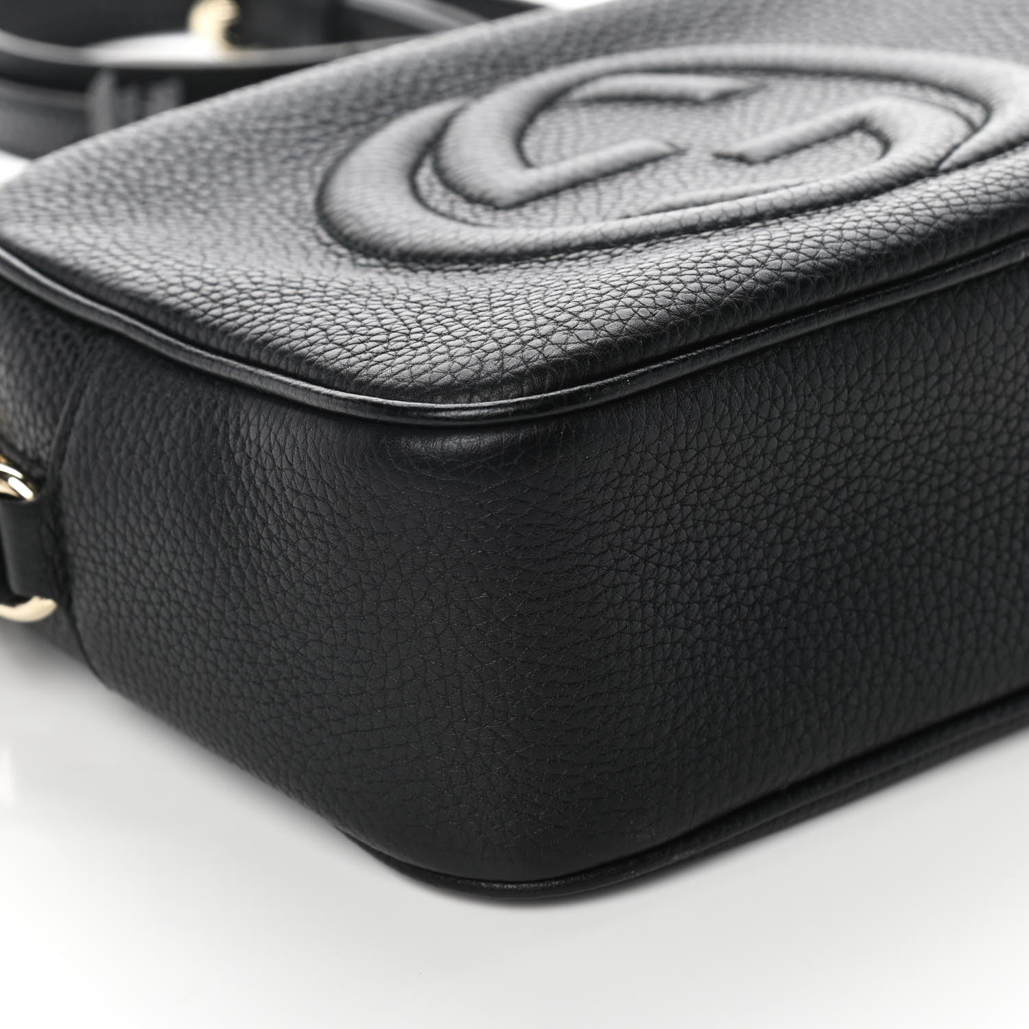 Gucci Pebbled Calfskin Small Soho Disco Bag Black 11 of 12
