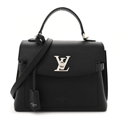 Louis Vuitton Calfskin Lockme Ever BB Black 1 of 9