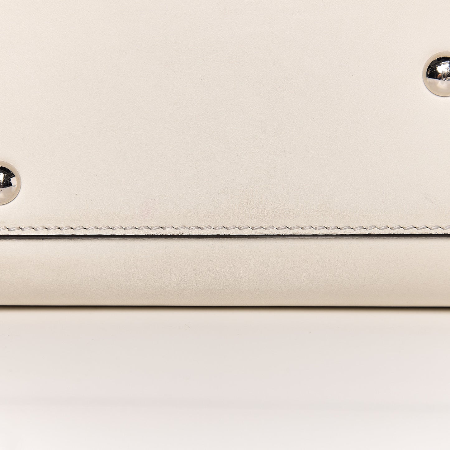 Vitello Century Opaco F is Fendi Bi-Color Small Runaway Satchel White Ice Black