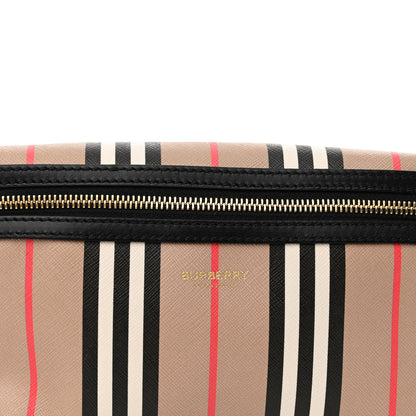 Burberry E-Canvas Icon Stripe Sonny Bum Bag Archive Beige 7 of 9