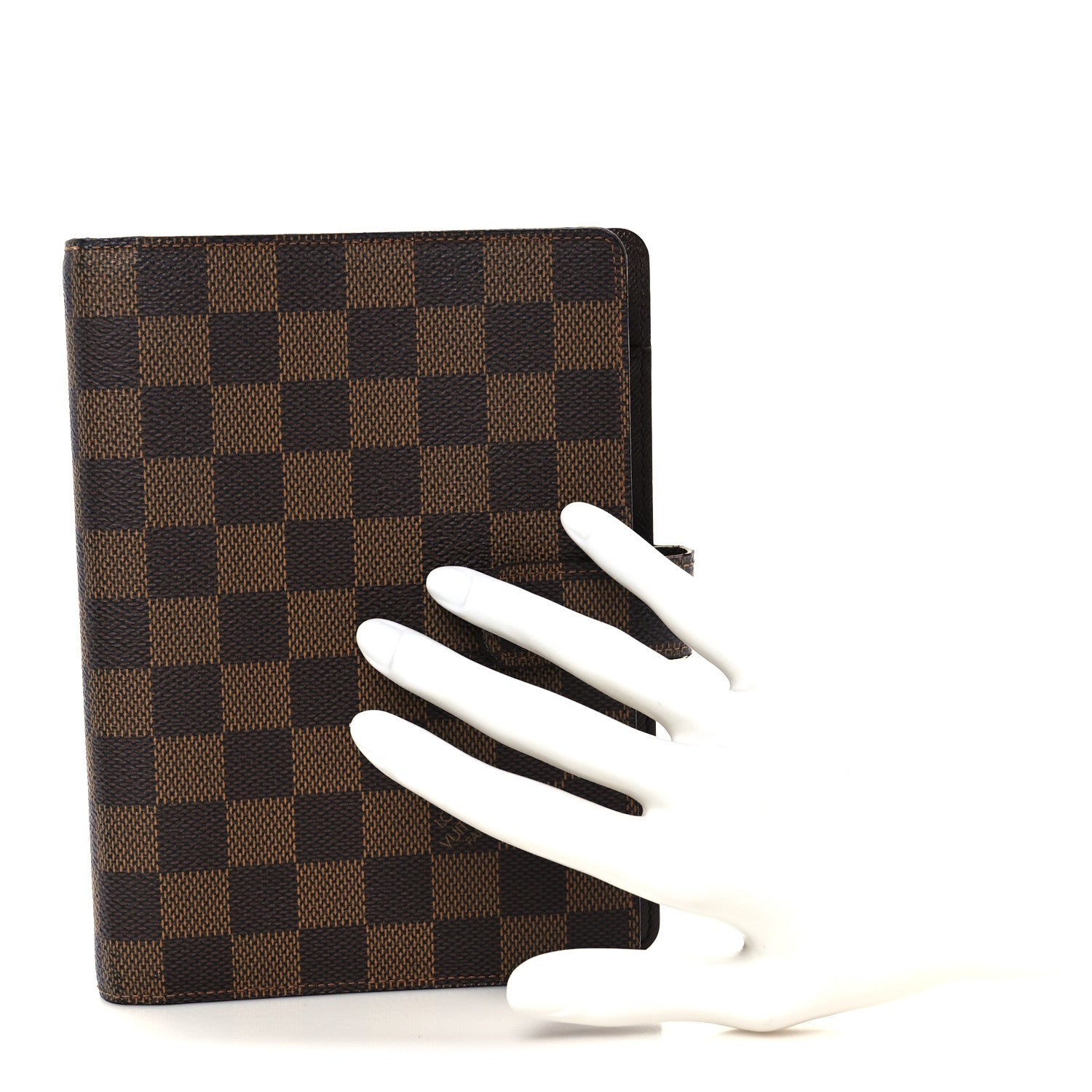 Louis Vuitton Damier Ebene Medium Ring Agenda Cover 4 of 16
