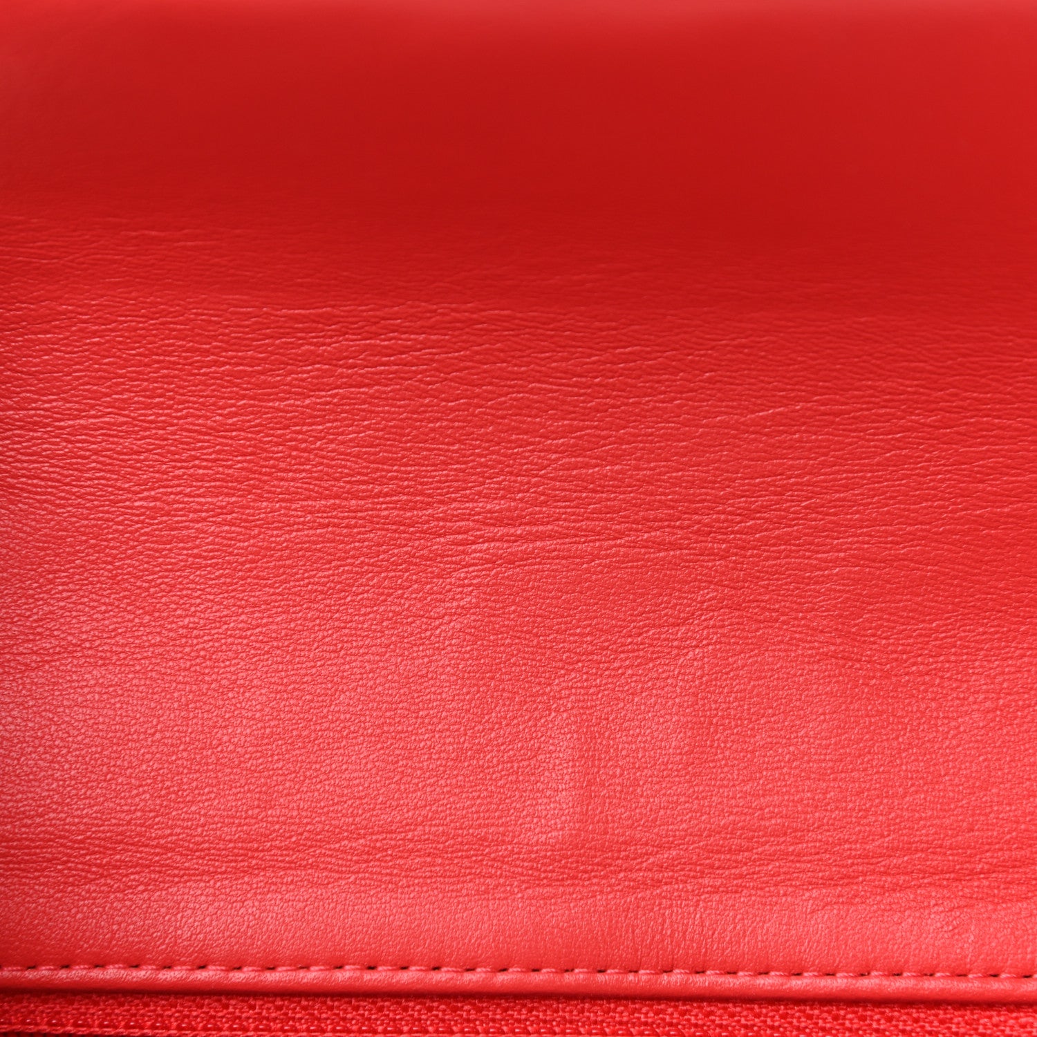Chanel Lambskin Quilted Mini Rectangular Flap Red 11 of 13