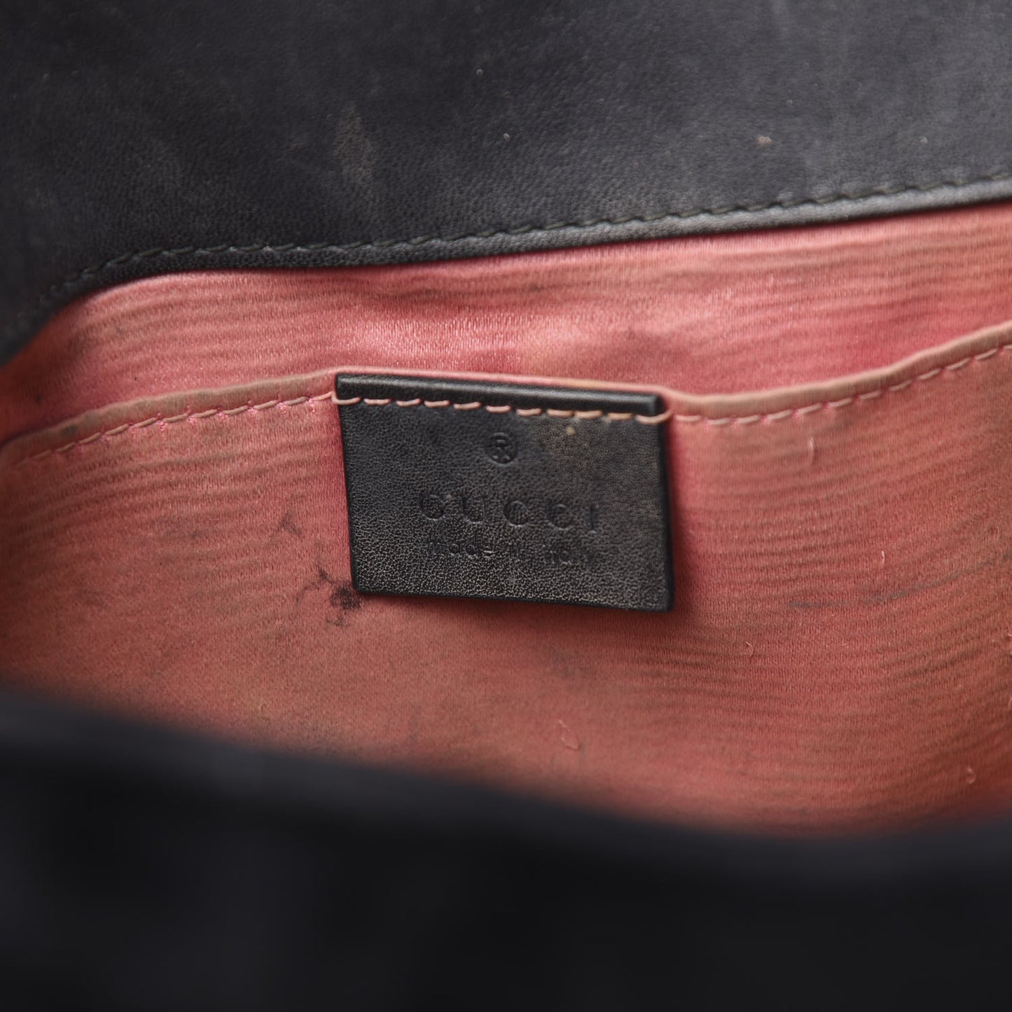 Velvet Matelasse Mini GG Marmont Shoulder Bag Black