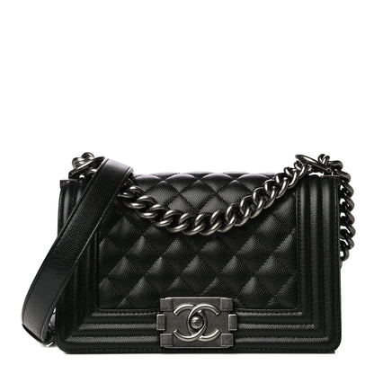 Chanel Caviar Quilted Small Boy Flap Black 1 of 15