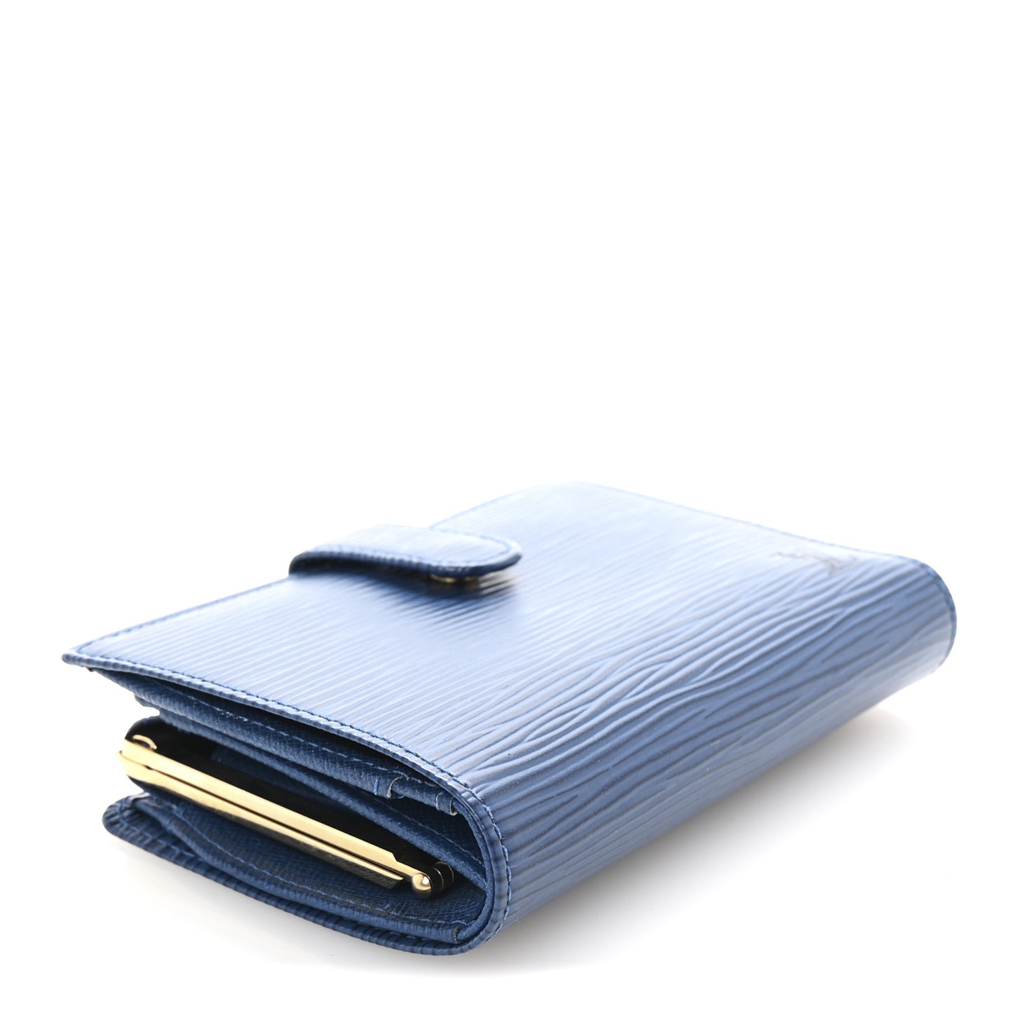 Epi French Purse Wallet Myrtille
