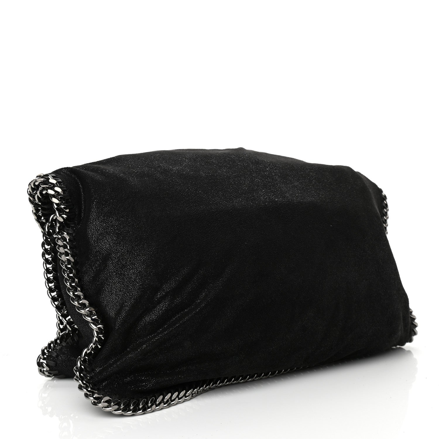 Stella McCartney Shaggy Deer Big Falabella Tote Black 3 of 9