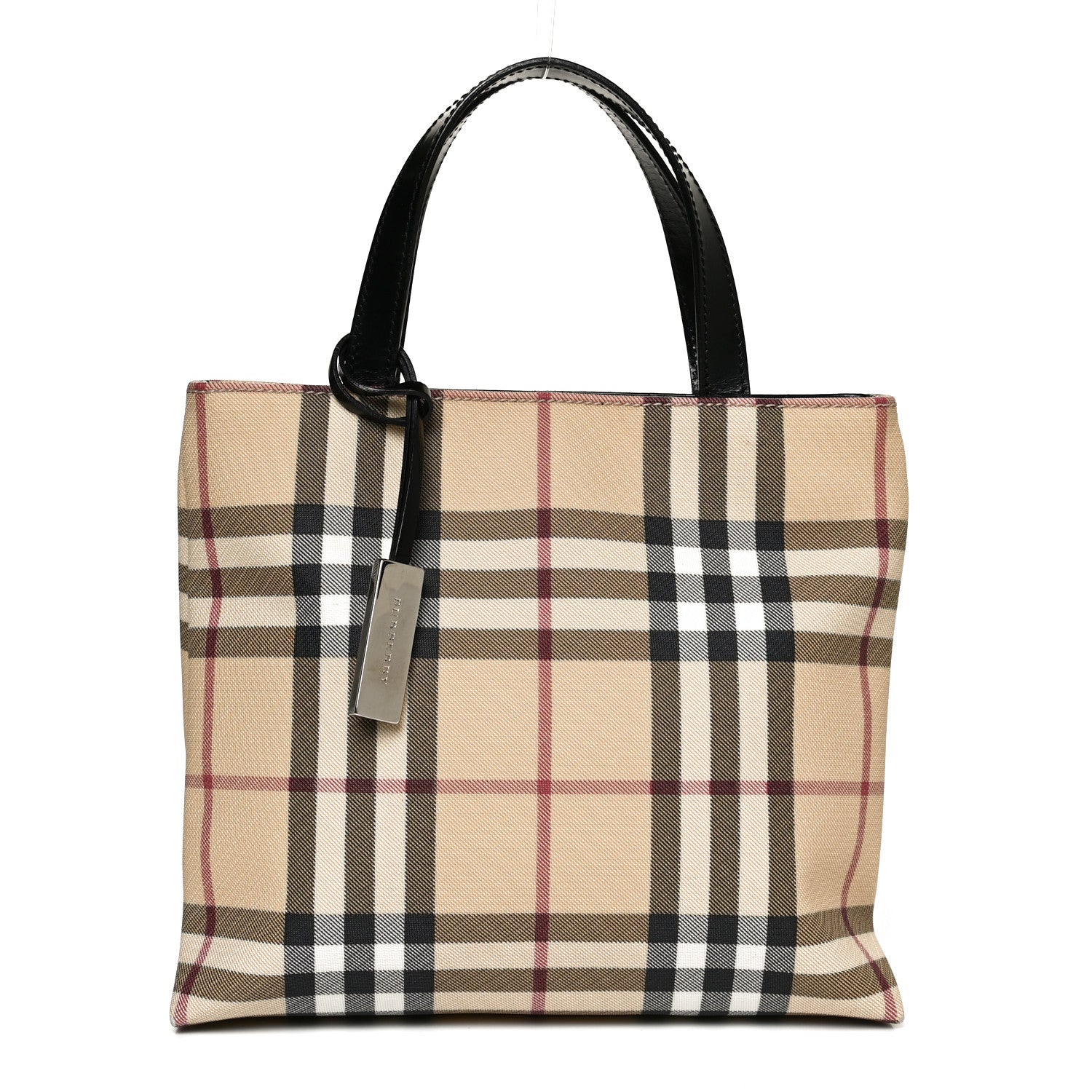 Burberry Small House Check Tote 1 of 10