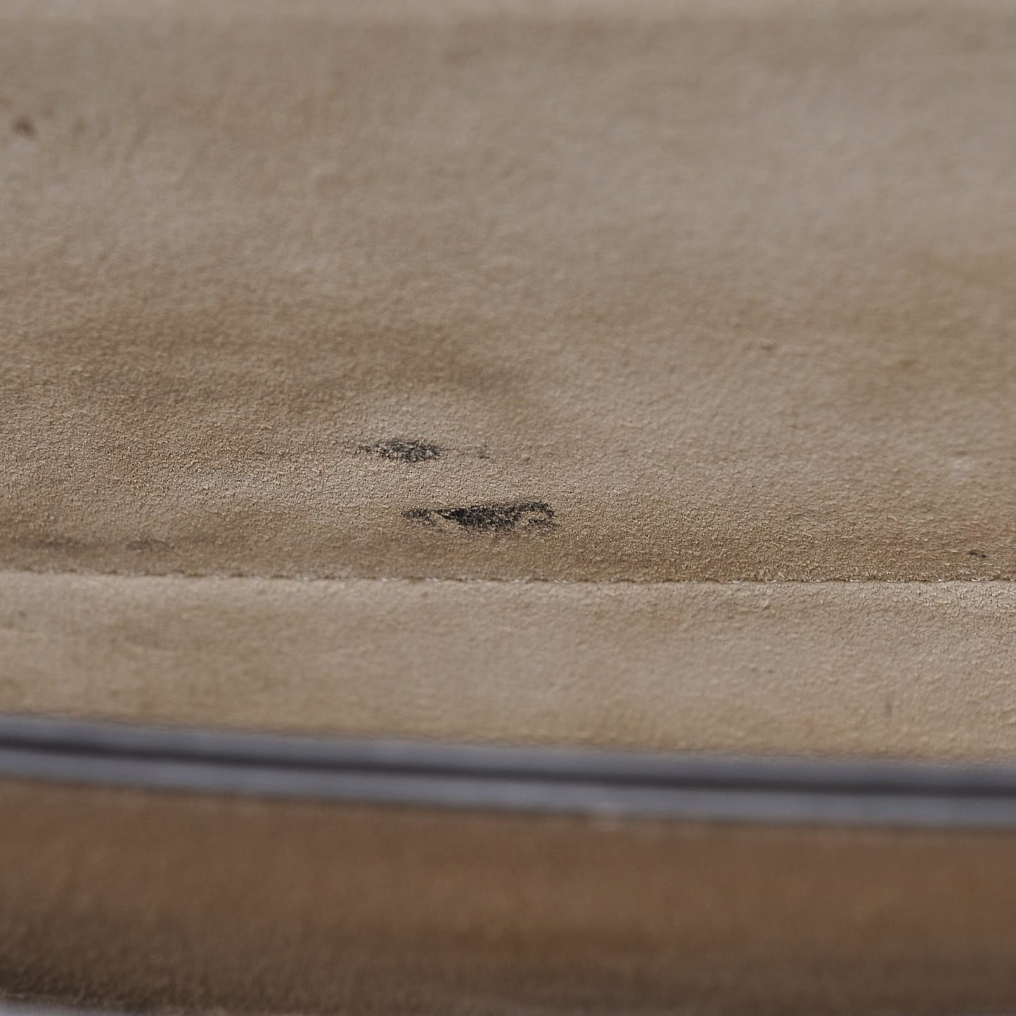 Suede Calfskin Small Faye Shoulder Bag Motty Grey