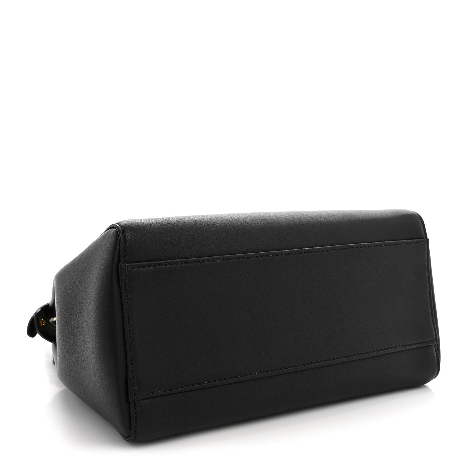 Fendi Nappa Mini Peekaboo Iconic Satchel Black 4 of 10
