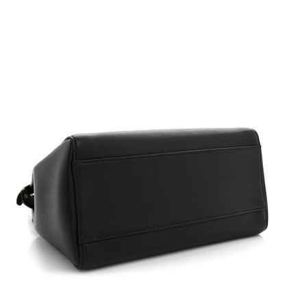 Fendi Nappa Mini Peekaboo Iconic Satchel Black 4 of 10
