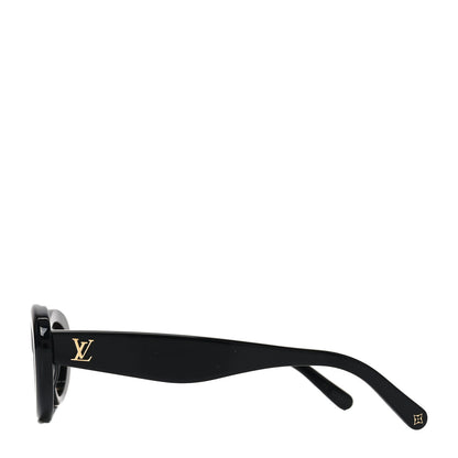 Louis Vuitton Acetate LV Oval Sunglasses Z1981W Black 3 of 8