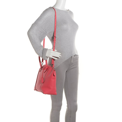 Louis Vuitton Cuir Taurillon Soft Lockit PM Rose Litchi 2 of 8