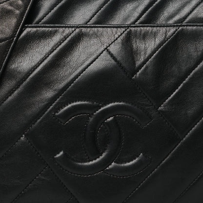 Chanel Lambskin Quilted CC Tassel Camera Case Black 9 of 12