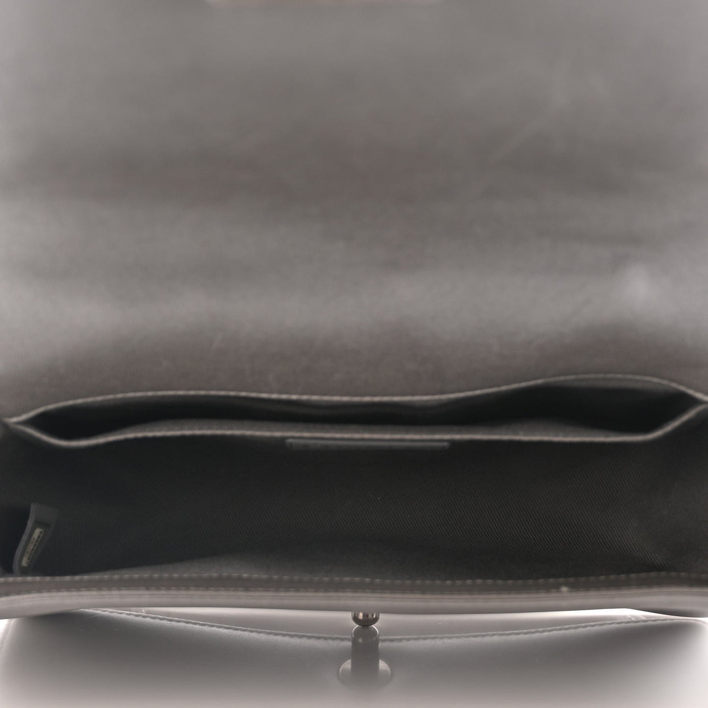 Metallic Lambskin Stingray Quilted Medium Boy Flap Silver
