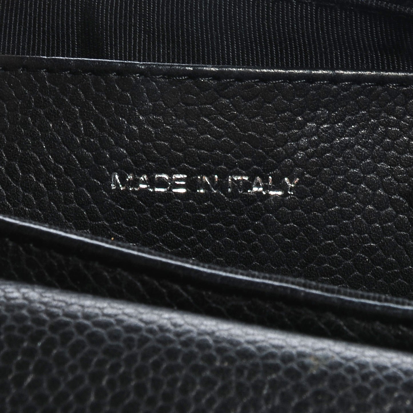 Caviar Half Moon Wallet On Chain WOC Black