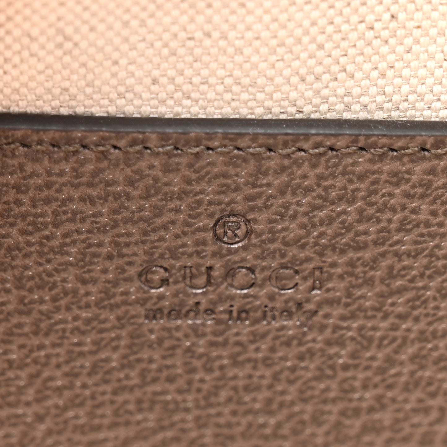 GG Supreme Monogram Textured Dollar Calfskin Web Ophidia Small Crossbody Bag Beige Ebony New Acero