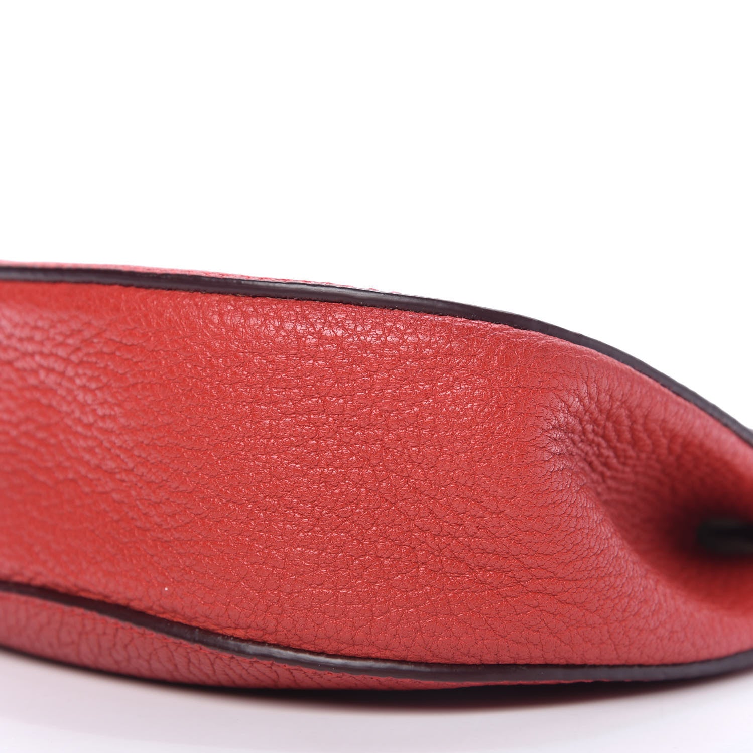 Chloe Grained Lambskin Mini Drew Shoulder Bag Plaid Red 7 of 10