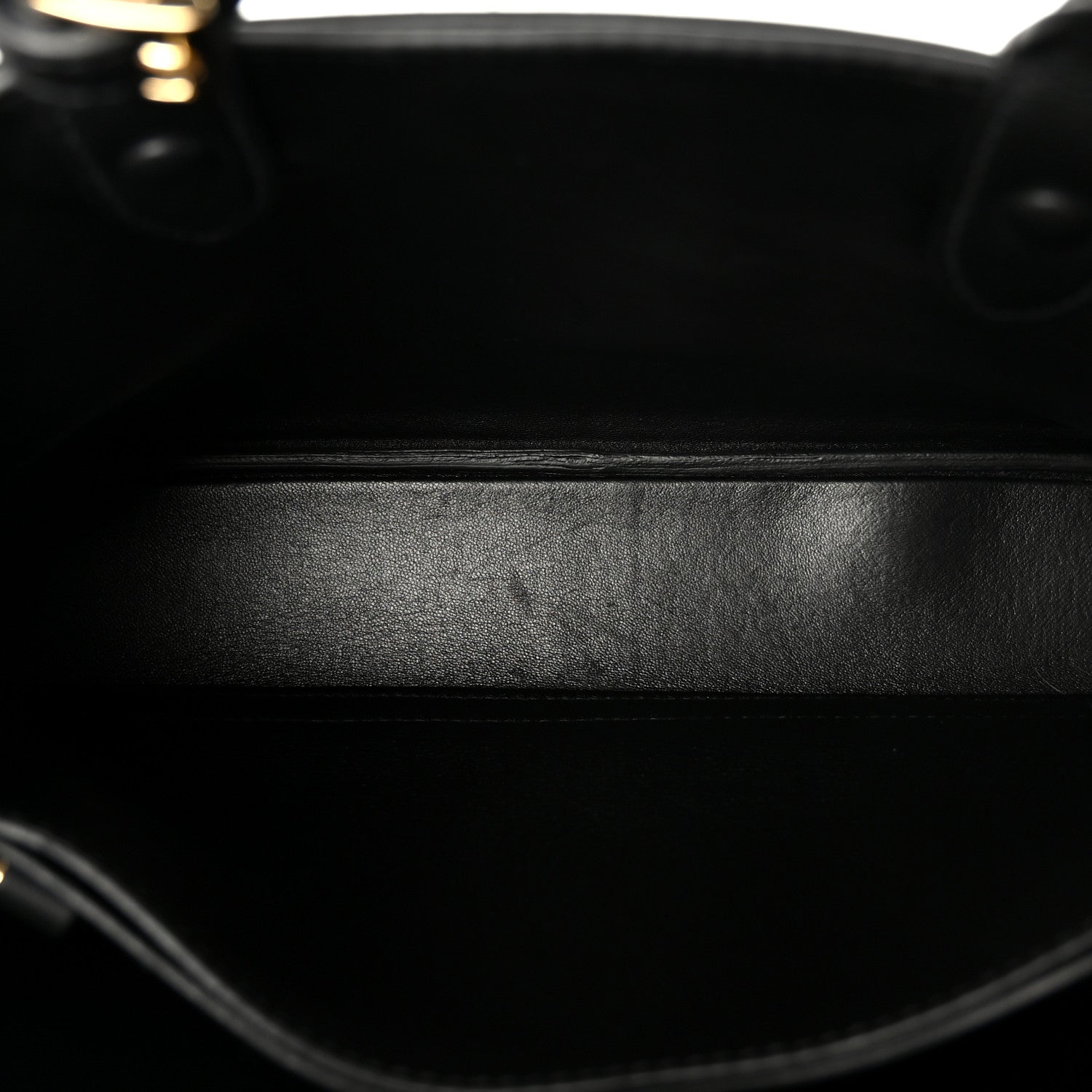 Prada Soft Grain Calfskin Studded Large Buckle Bag With Belt Black 5 of 10