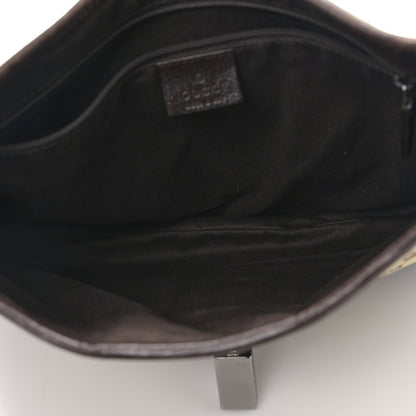Gucci Monogram Web Jackie O Hobo Dark Brown 5 of 9