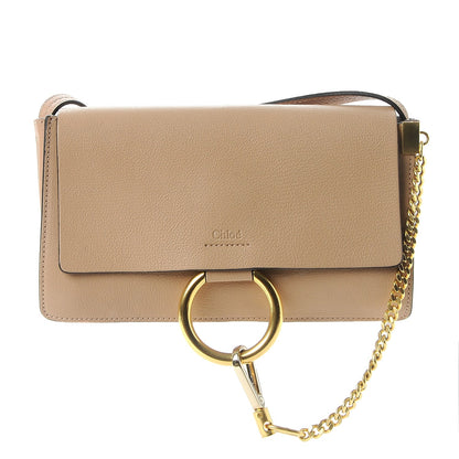 Chloe Goatskin Small Faye Shoulder Bag Tan 1 of 7