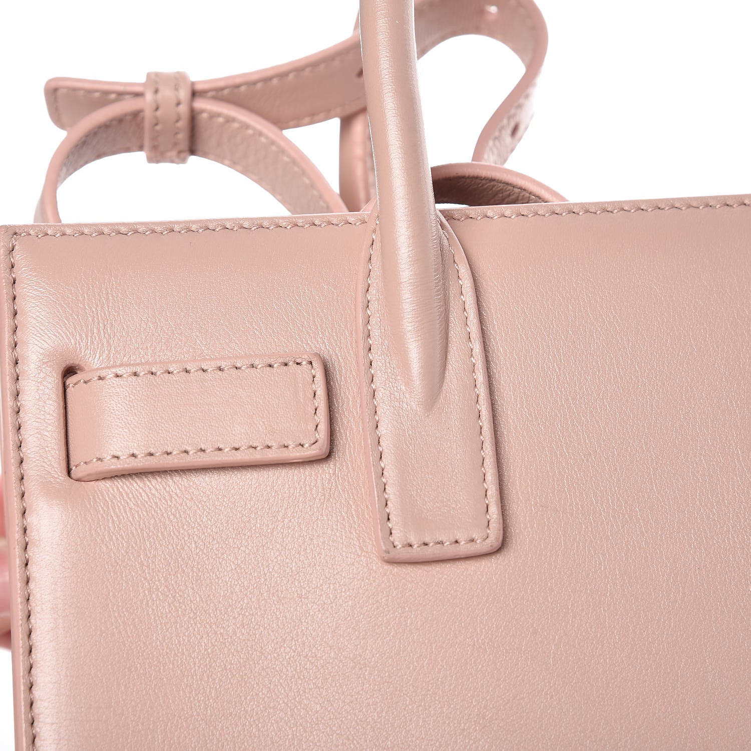 Saint Laurent Calfskin Nano Sac De Jour Pale Pink 11 of 21