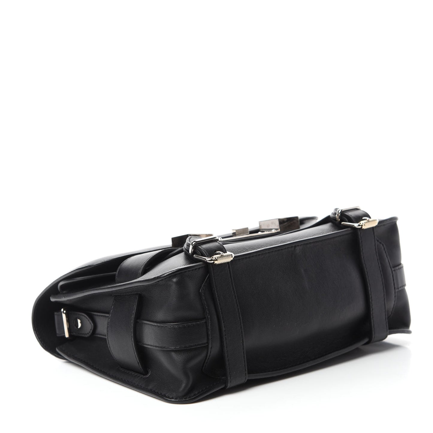 Smooth Calfskin PS11 Classic Shoulder Bag Black