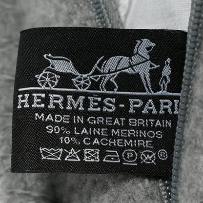Hermes Wool Cashmere Avalon III Pillow PM Ecru Gris Clair 3 of 3