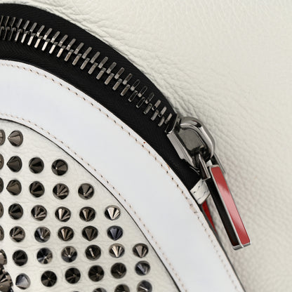 Christian Louboutin Calfskin Spiked Explorafunk Backpack White 21 of 21