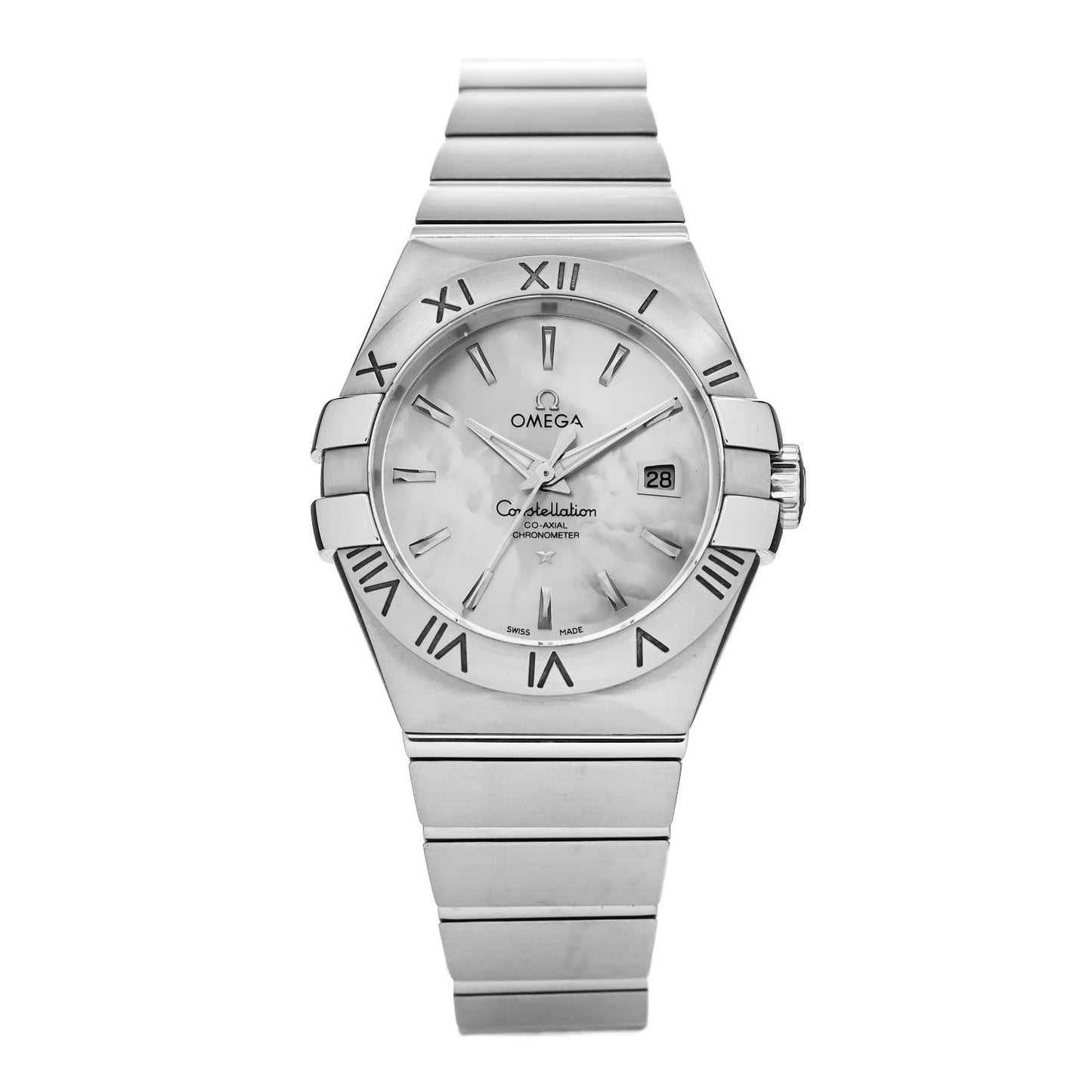 Stainless Steel Mother of Pearl 31mm Constellation Automatic Watch 123.10.31.20.05.001