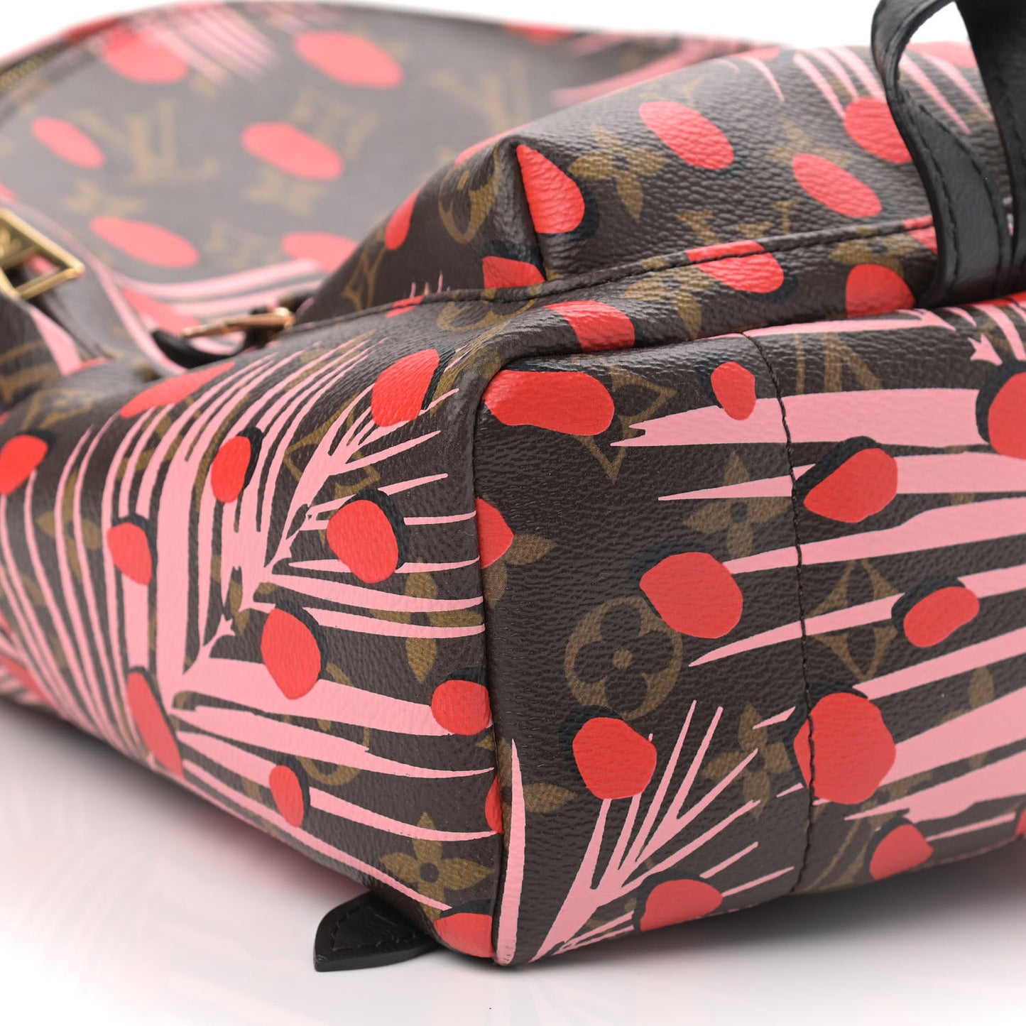 Monogram Jungle Dots Palm Springs Backpack PM Sugar Pink Poppy