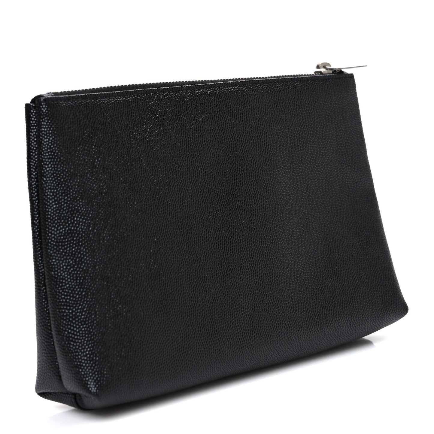 Grain De Poudre Zippered Pouch Black