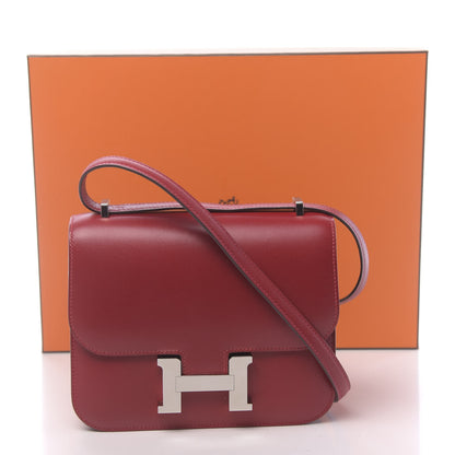 Hermes Tadelakt Constance 18 Rouge Vif 11 of 11