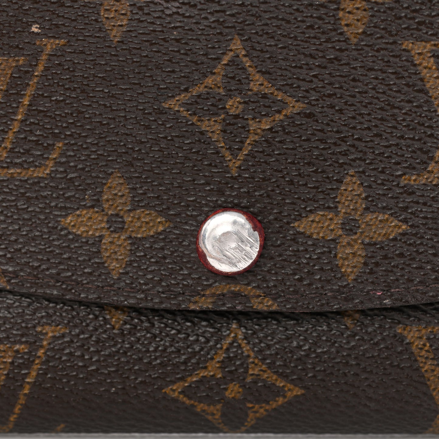 Monogram Emilie Wallet Red