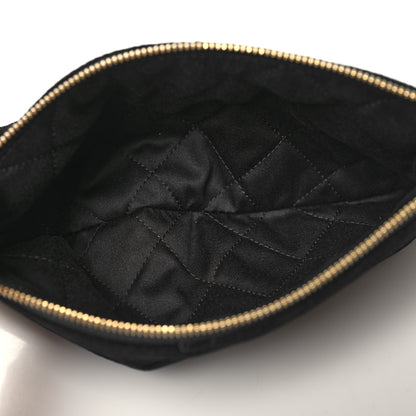 Chanel Velvet Sequin Quilted Small Chanel 22 Black 7 of 15