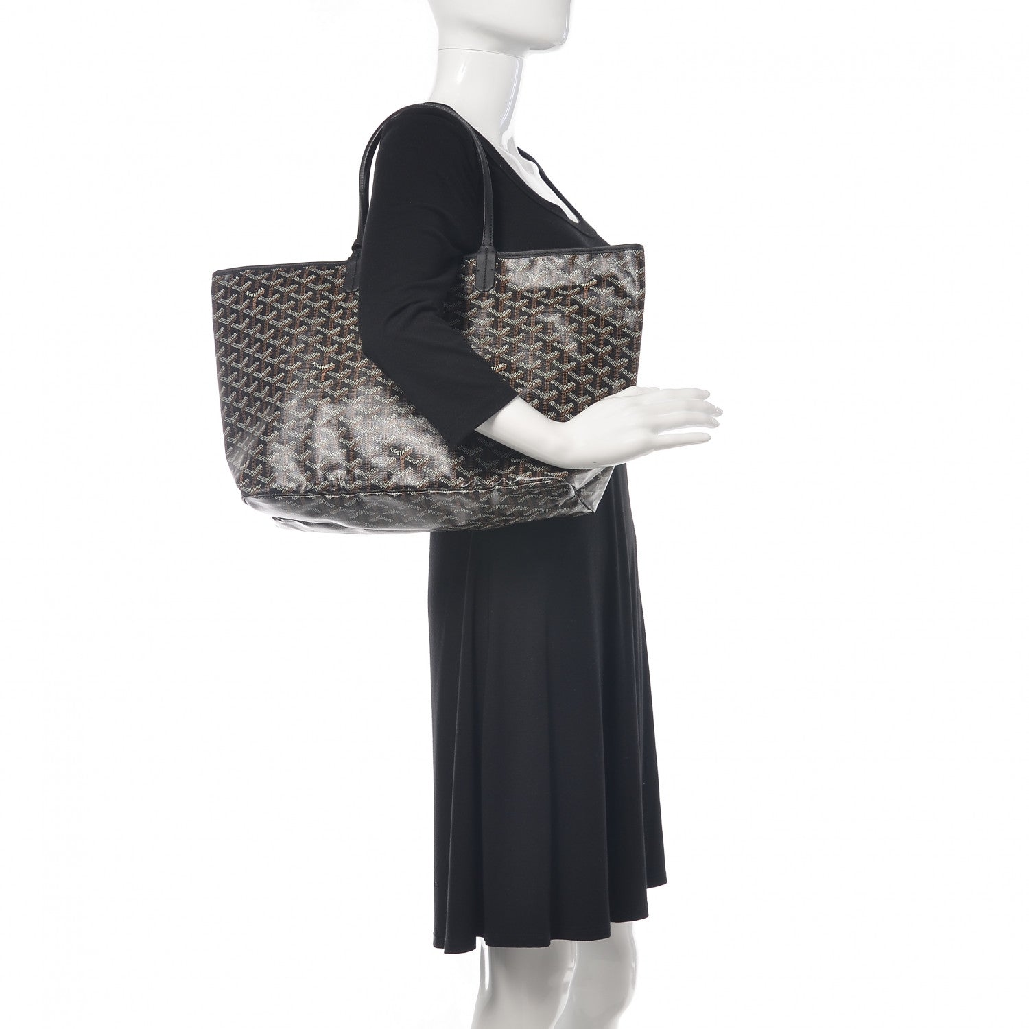 Goyard Goyardine Saint Louis PM Black 2 of 11